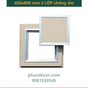 Nắp thăm trần thạch cao 450x800mm chống ẩm