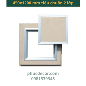 Nắp thăm trần thạch cao 450x1200mm tiêu chuẩn