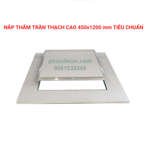 Nắp thăm trần thạch cao 450x1200mm tiêu chuẩn