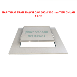 Nắp thăm trần thạch cao 600×1300mm tiêu chuẩn