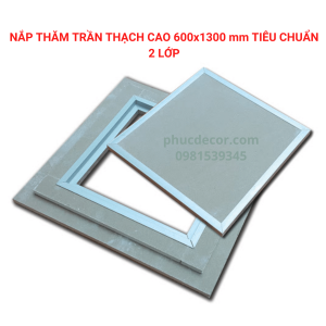Nắp thăm trần thạch cao 600×1300mm tiêu chuẩn