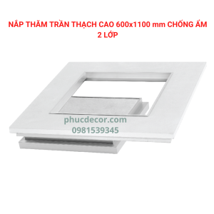 Nắp thăm trần thạch cao 600×1100mm chống ẩm 2 lớp