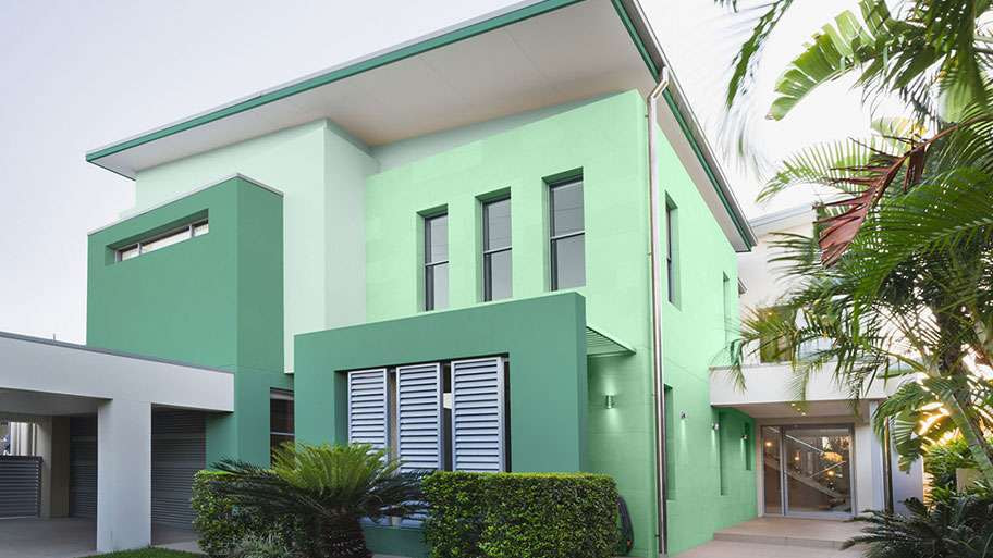 Màu sơn nhà đẹp 2024 - màu xanh ngọc