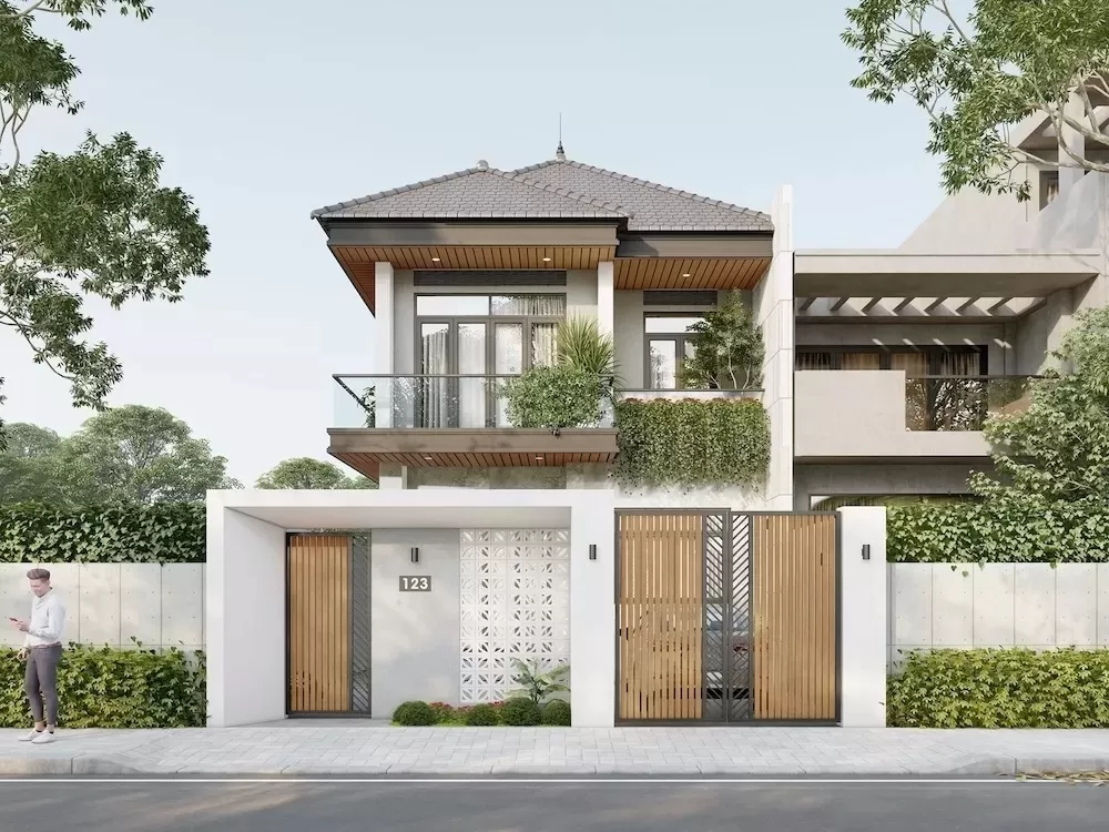 sơn nhà mái Nhật